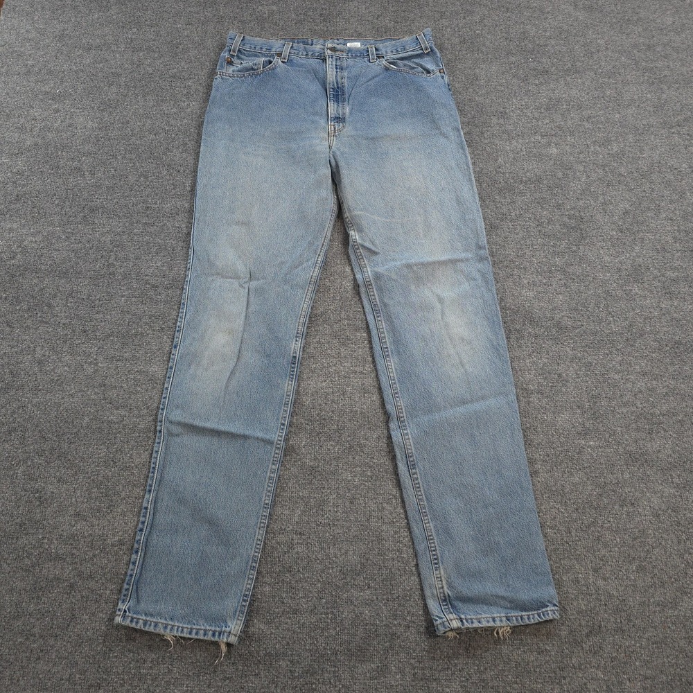 Vintage Levis Jeans Mens 38x38 Blue Denim 540 Relaxed Fit Straight Workwear 90s